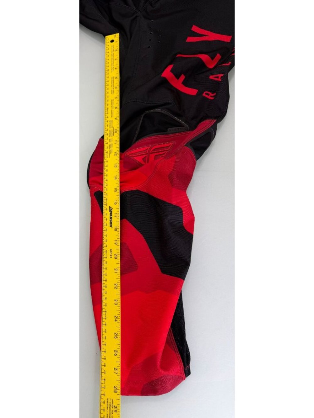 Fly Racing Pants Mens 30 Red Kinetic Wave Dirt bike Riding Gear MX Motocross - Picture 9 of 13
